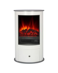 Electric fireplace, El Fuego, 900/1800 W, Vienna 2, with flame effect, remote control, overheating protection, W60xH100xD29.5 cm