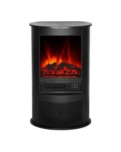 Electric fireplace, El Fuego, 900/1800 W, Vienna 2, with flame effect, remote control, overheating protection, W60xH100xD29.5 cm