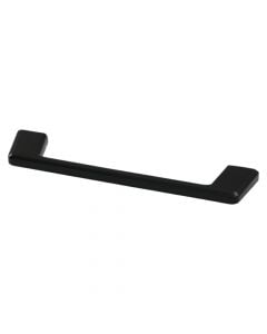 Handle zamak,  black, 128 mm