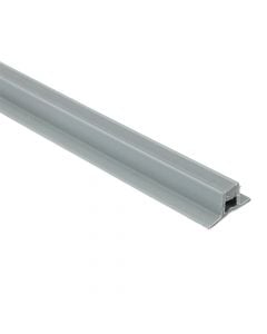 Profile joint, PVC dark grey, 9 x 2500 mm