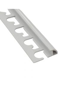 Profile ending, PVC white, 8 x 2700 mm