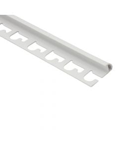 Profile ending, PVC white, 10 x 2700 mm