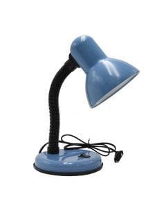 Reading table light, E27, metal, blue