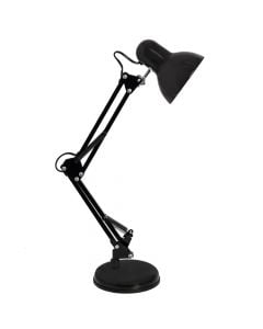 Reading table light, E27, metal, black