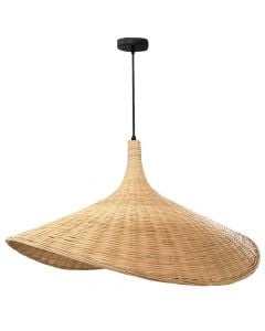 pendant lamp, metal/textile, E27, D60cm