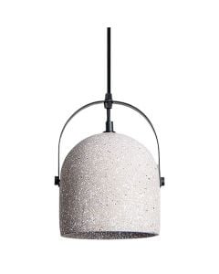 Pendant light, E27, stone, D.16cm, H.23cm