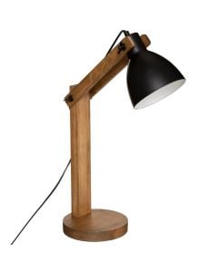 Table light, E14, H.56cm, metal/wood