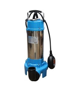 Submersible water pump with galizhan IV2200DF INDA 2.2kw 230volt 2''inch H-15m F-430l/min 8m cable shredder propeller
