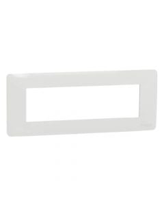 4M cover frame Schneider, white, plastic