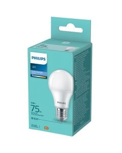 LED bulb, Philips, 10W/75W, E27, 1055lm, 6500K