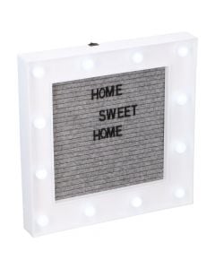 Memoboard, 12 LED, 30x30cm, 2xAA