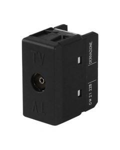 GEWISS TV socket  black color