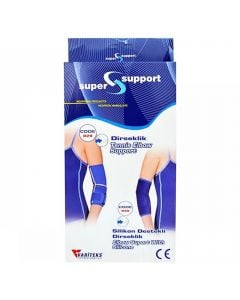 Elbow support with silicone