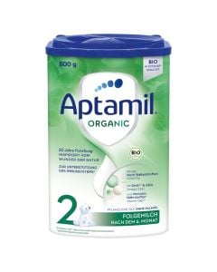Formulë qumështi për bebe, Aptamil Organik 2, 800 gr