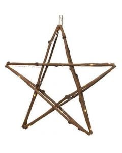 Decorative star, 45 LED, 3000K, IP20, 220V, H60 cm