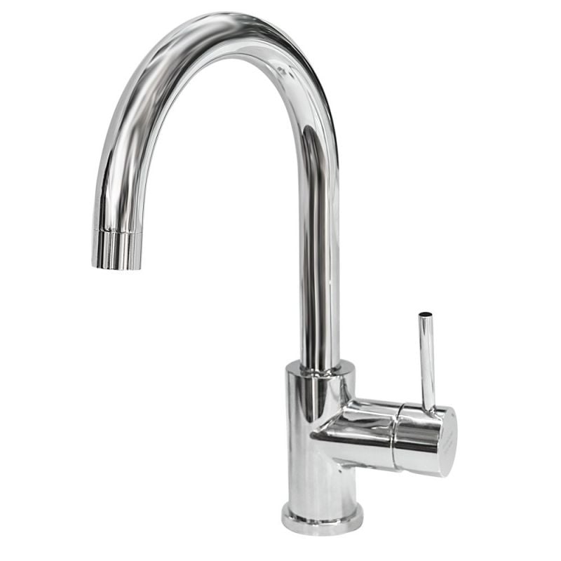 Sink mixer, Plados Ek4 Cromo 40, stainless steel, tube | Meg