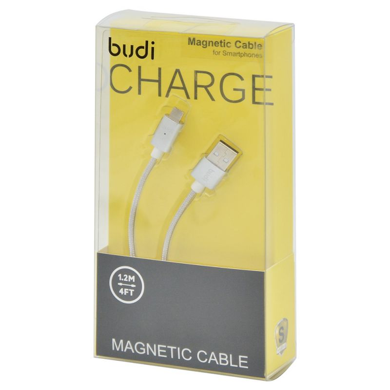 USB cable 1.2m Android, Budi M8J177MWHT Megatek