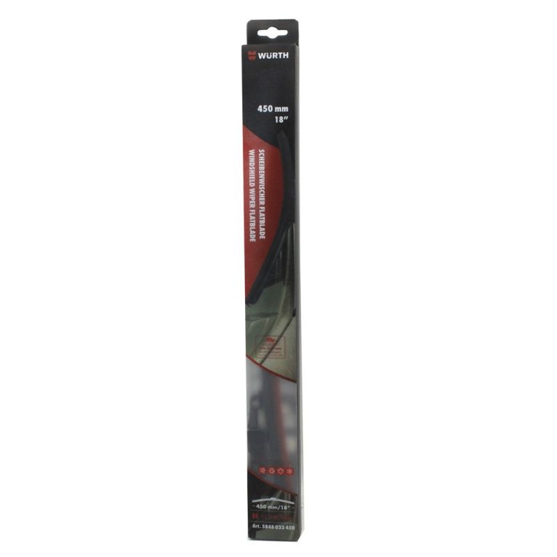 Wiper blades,Wurth, Flatblade, 18 , 450 mm, universal | Mega