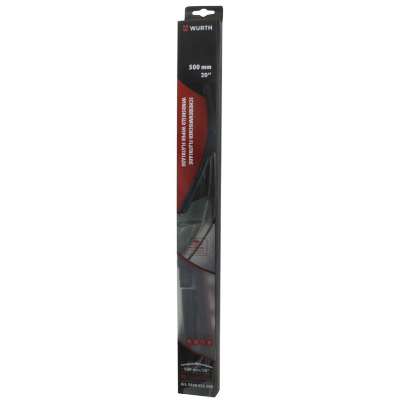 Wiper blades,Wurth, Flatblade, 20 , 500 mm, universal | Mega