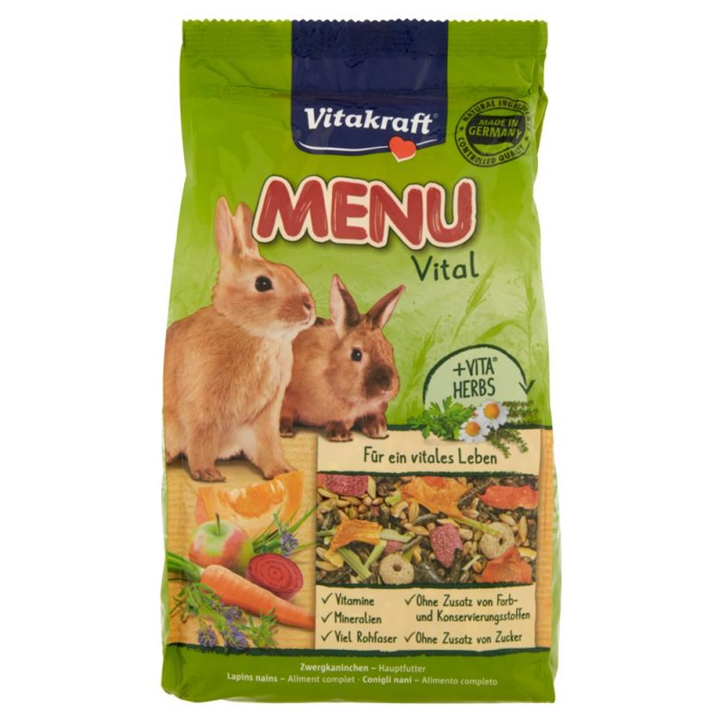 Food for rabbits, Vitakraft, 1 kg | Megatek