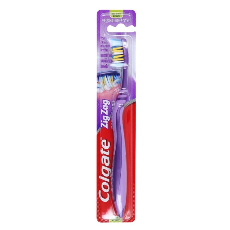 Toothbrush, Zig Zag, Colgate, plastic, 22x5 cm, assorted, 1