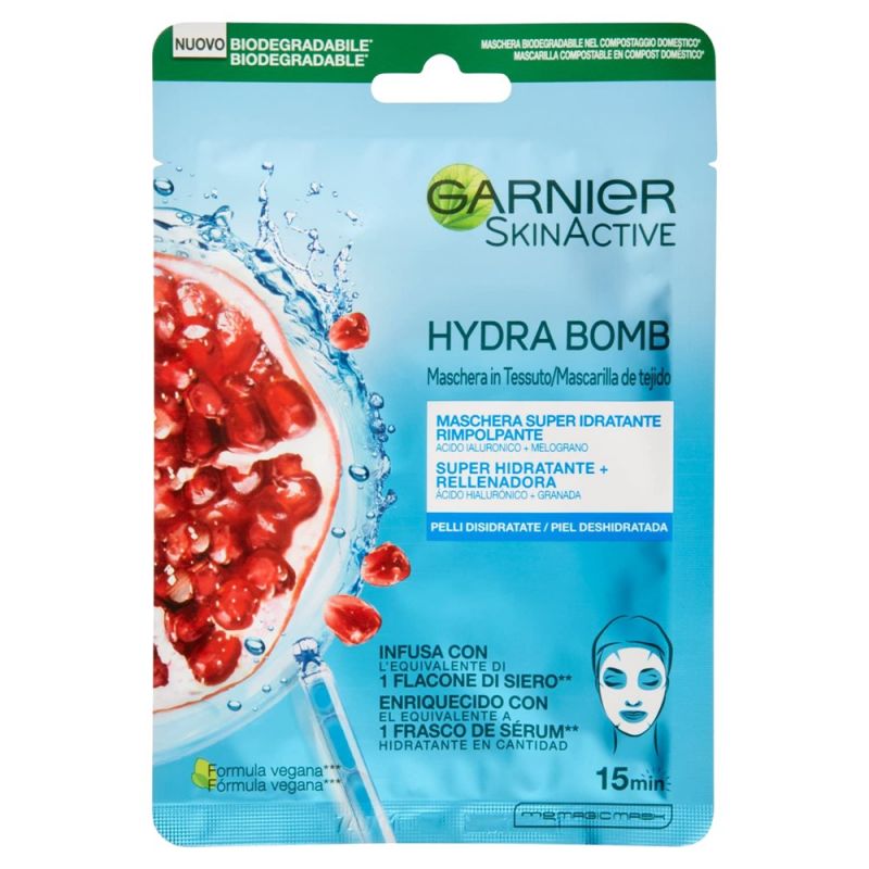 Garnier skin active hydra bomb sheet mask 35 gr energizing