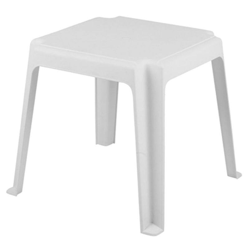 Sarmasik table, PP, white, 44x44x42 cm | Megatek