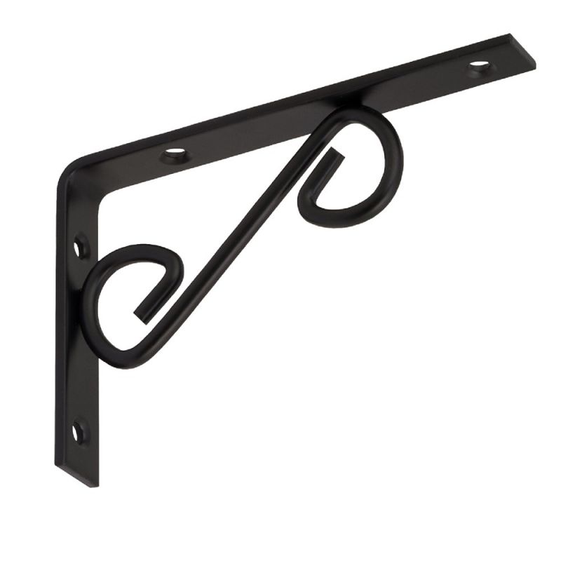 Ornamental bracket, straight 150x100 black | Megatek