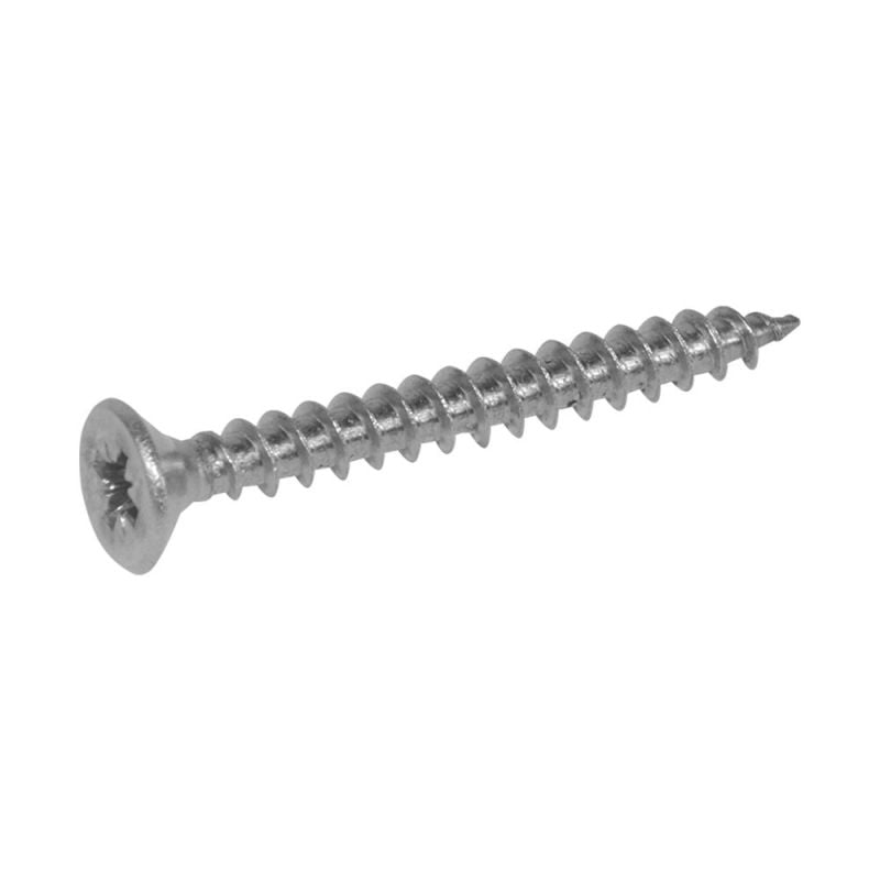 Cross recessed countersunk head wood screw 5x45 mm stainless